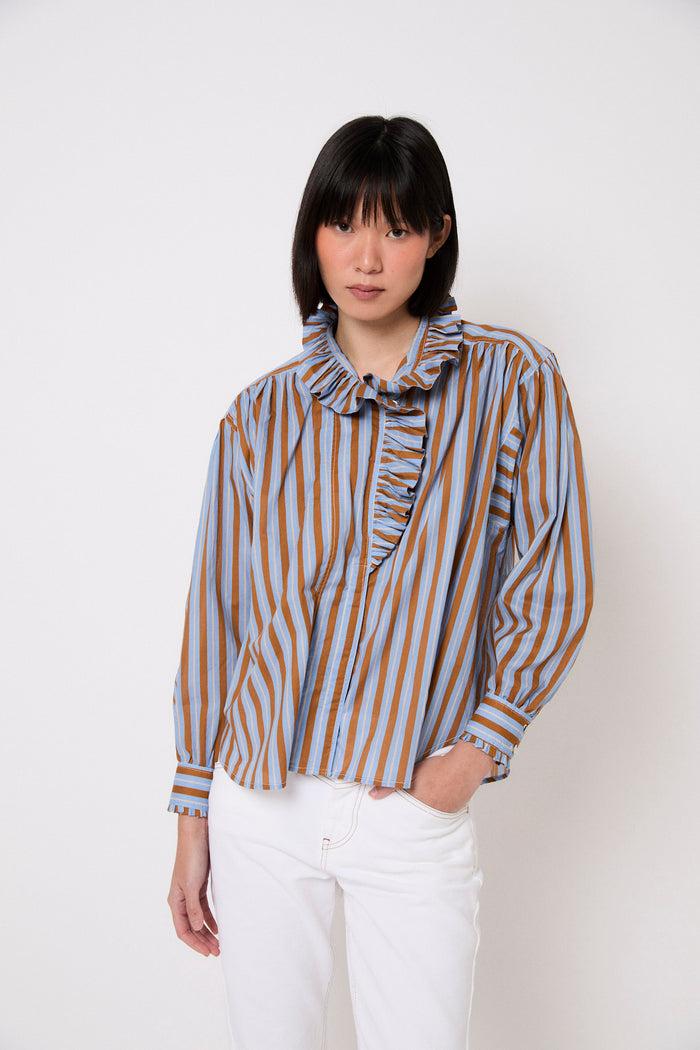 sophie and lucie BLUSA MARIBEL RAYAS CANELA Outlet online