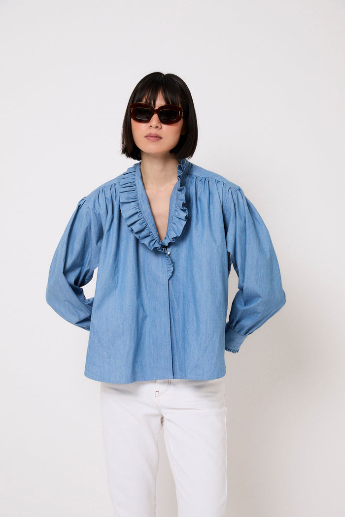 sophie and lucie BLUSA MARIBEL DENIM Ofertas