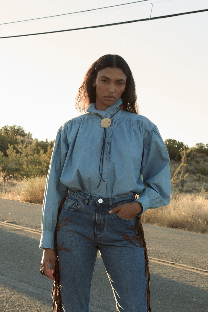 sophie and lucie BLUSA MARIBEL DENIM Ofertas