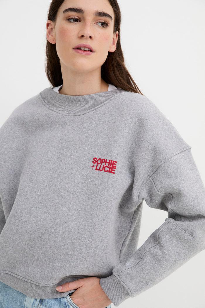 sophie and lucie SUDADERA BUDY GRIS Venta caliente