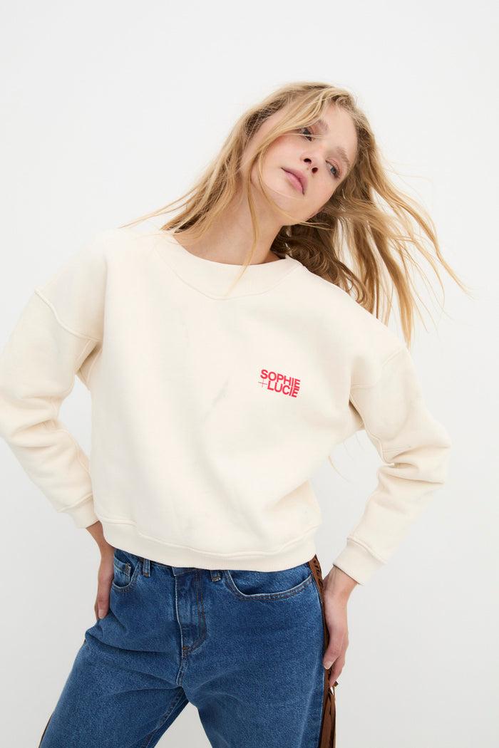 sophie and lucie SUDADERA BUDY CRUDO En oferta