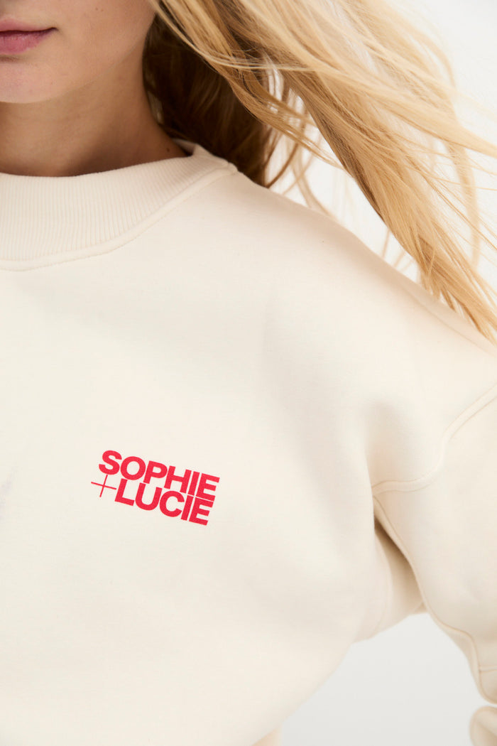 sophie and lucie SUDADERA BUDY CRUDO En oferta