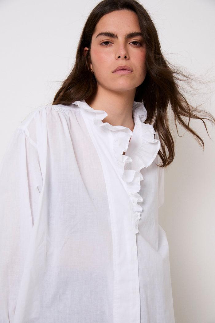 sophie and lucie BLUSA MARIBEL VOILE BLANCO Rebajas baratas
