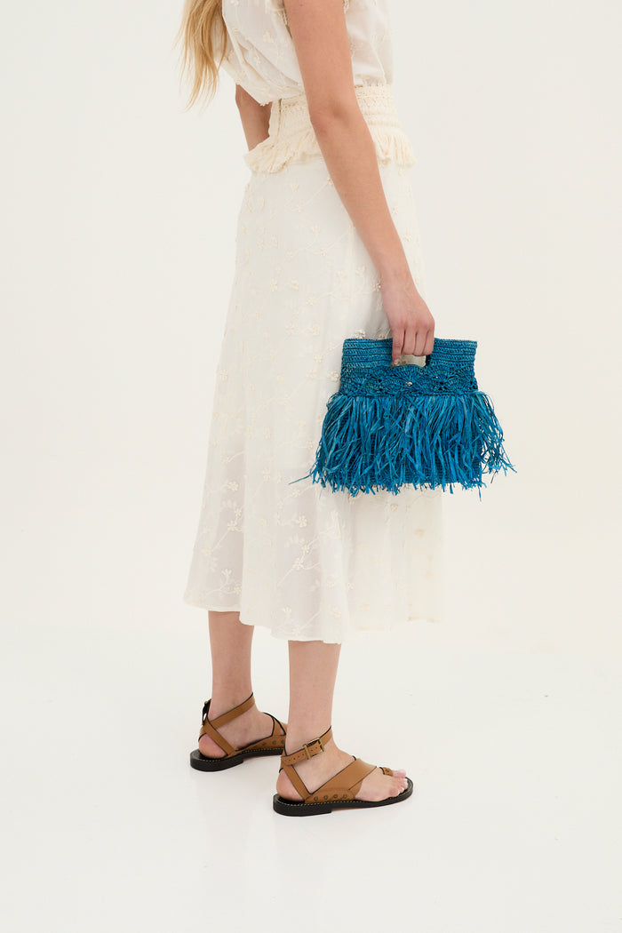 sophie and lucie FALDA FLECOS FLOR CRUDO Descuento