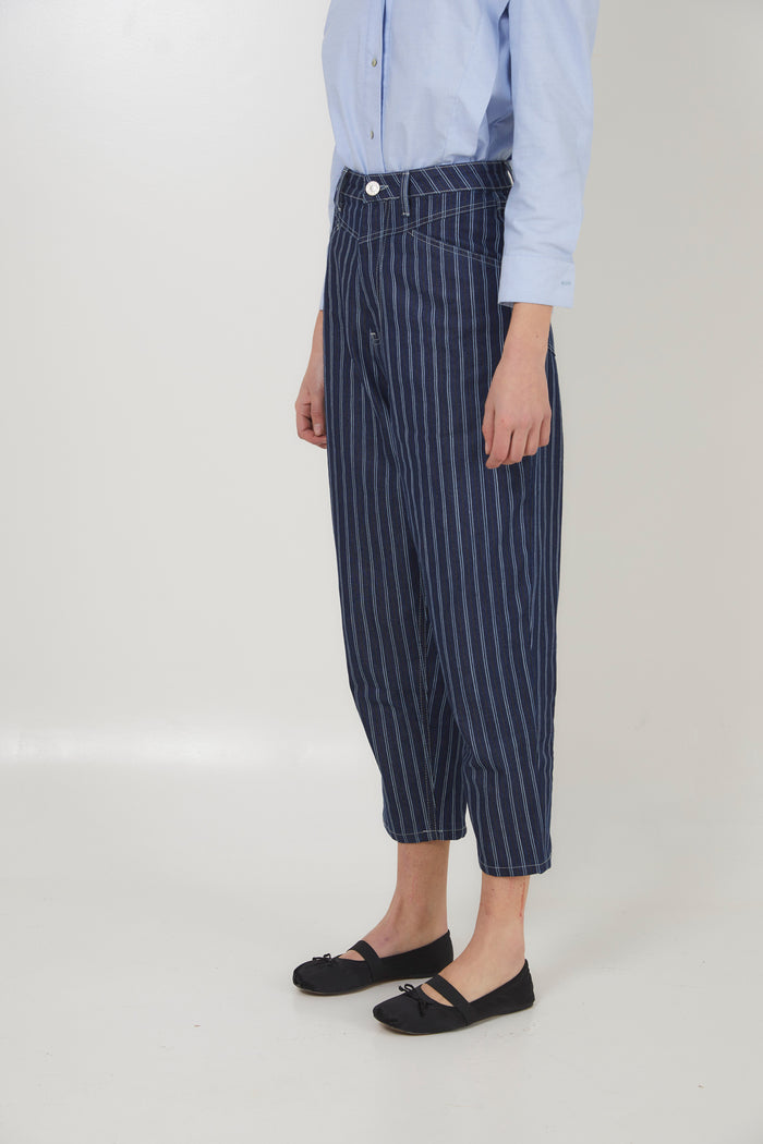 sophie and lucie JEANS LUCCI CORSÉ RAYAS MARINO Rebajas top
