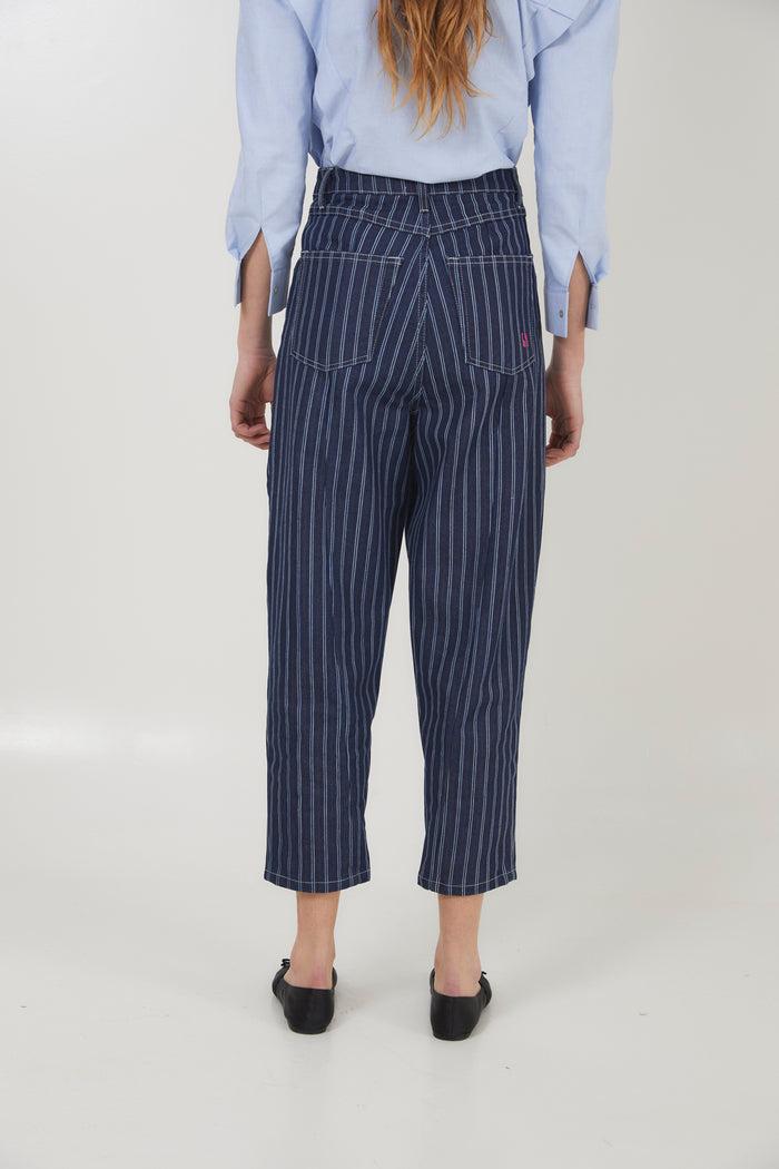 sophie and lucie JEANS LUCCI CORSÉ RAYAS MARINO Rebajas top