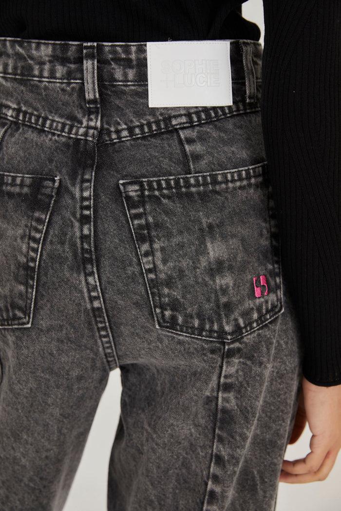 sophie and lucie JEANS LUCCI TACHAS GRIS BLEACH Envío gratis