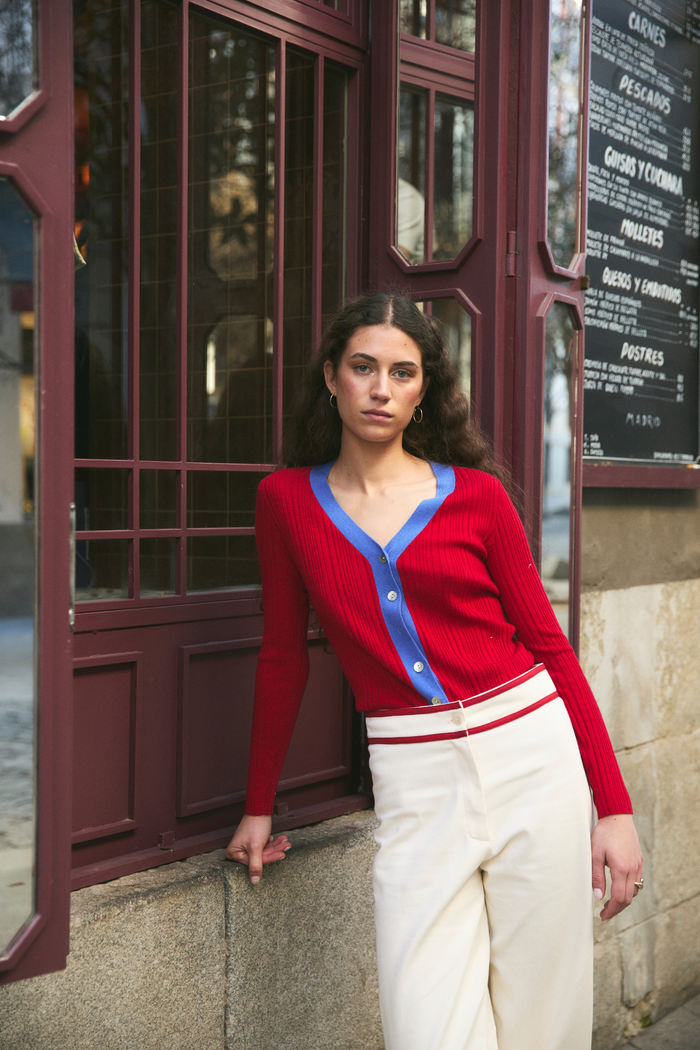 sophie and lucie CHAQUETA SOFIA PUNTO ROJO Precios de Black Friday