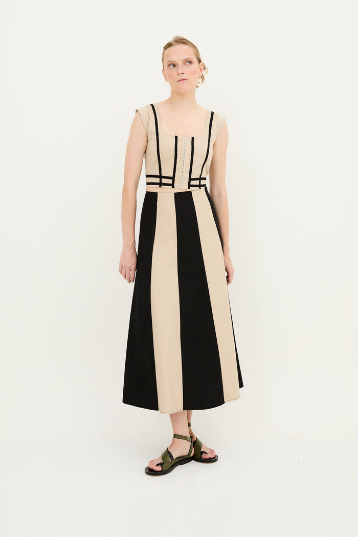 sophie and lucie TOTAL LOOK CINTAS ALGODÓN BEIGE Oferta exclusiva