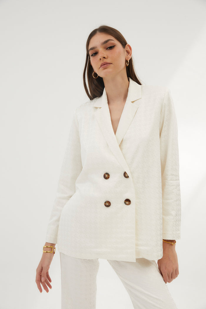 sophie and lucie CHAQUETA ICON PATA DE GALLO CRUDO Envío internacional gratuito