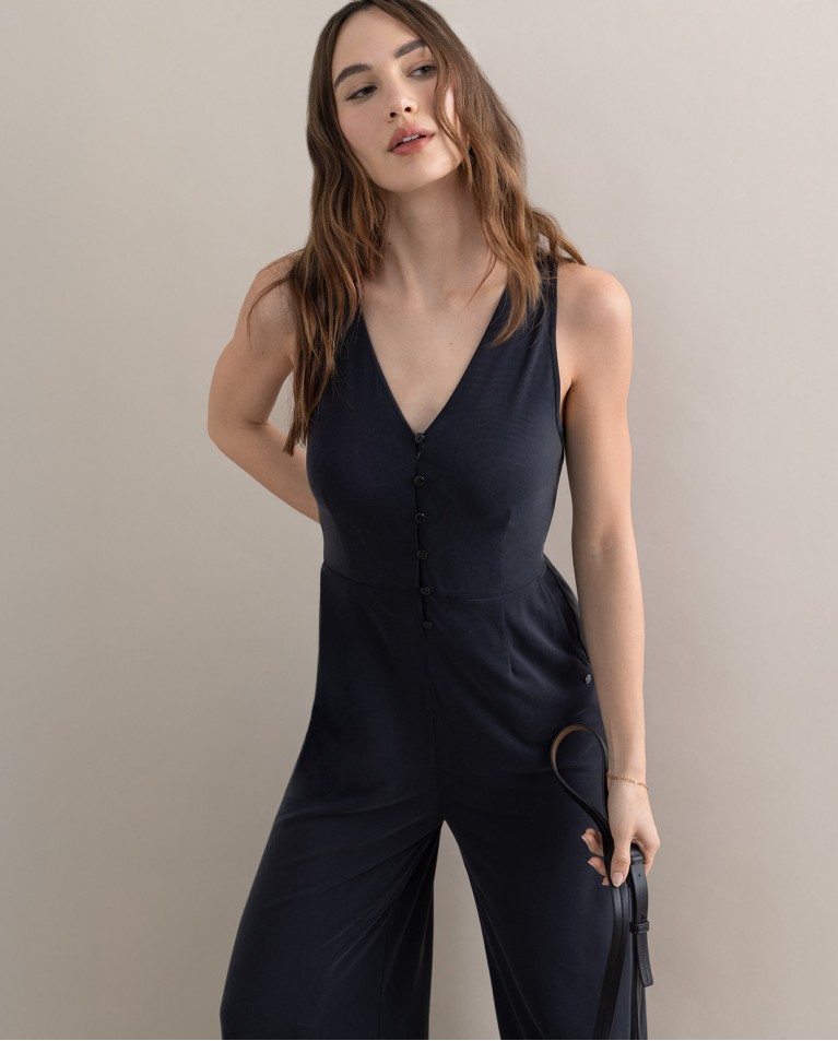 surkana Mono elástico liso Negro Venta caliente