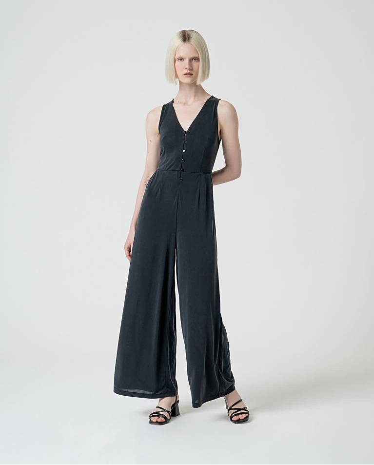 surkana Mono elástico liso Negro Venta caliente