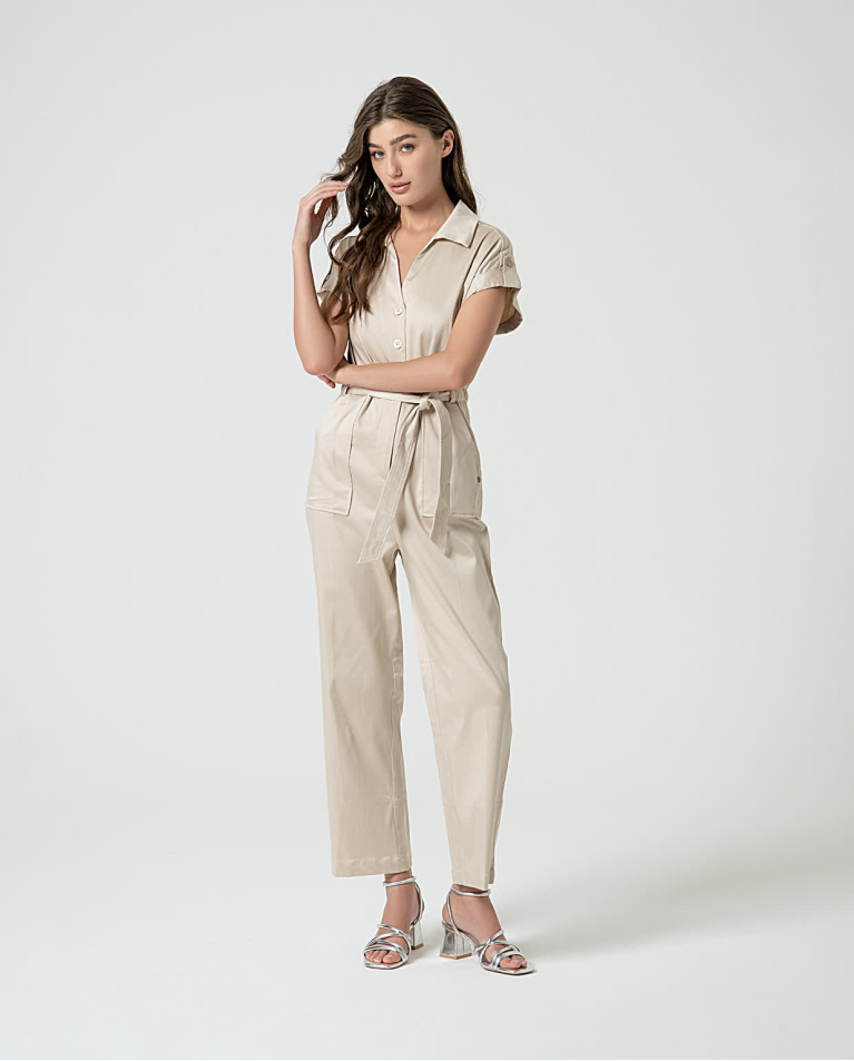 surkana Mono liso entretiempo Beige