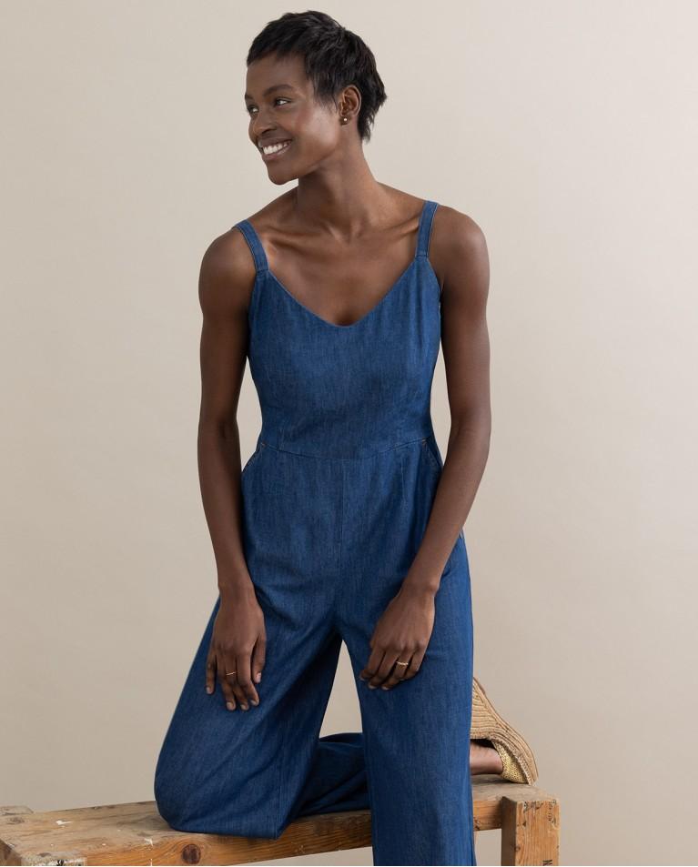 surkana Mono denim de tirantes Azul Precio de fábrica
