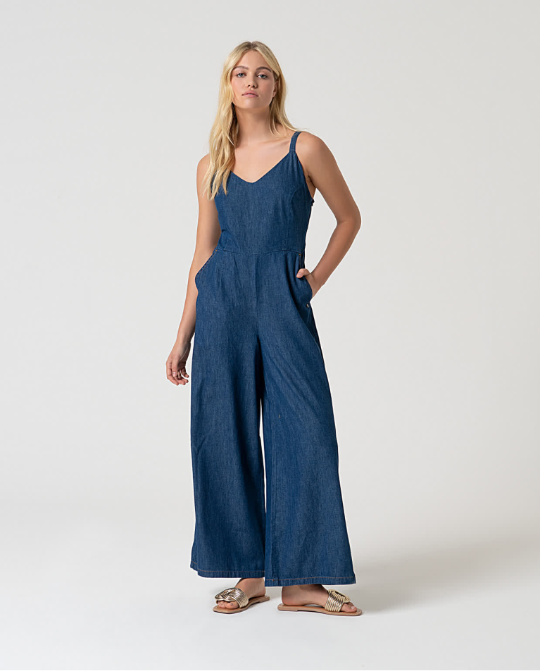 surkana Mono denim de tirantes Azul Precio de fábrica