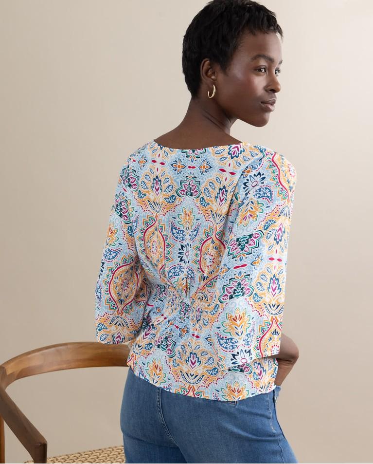 surkana Blusa oversize viscosa ecovero Multi Promoción por tiempo limitado