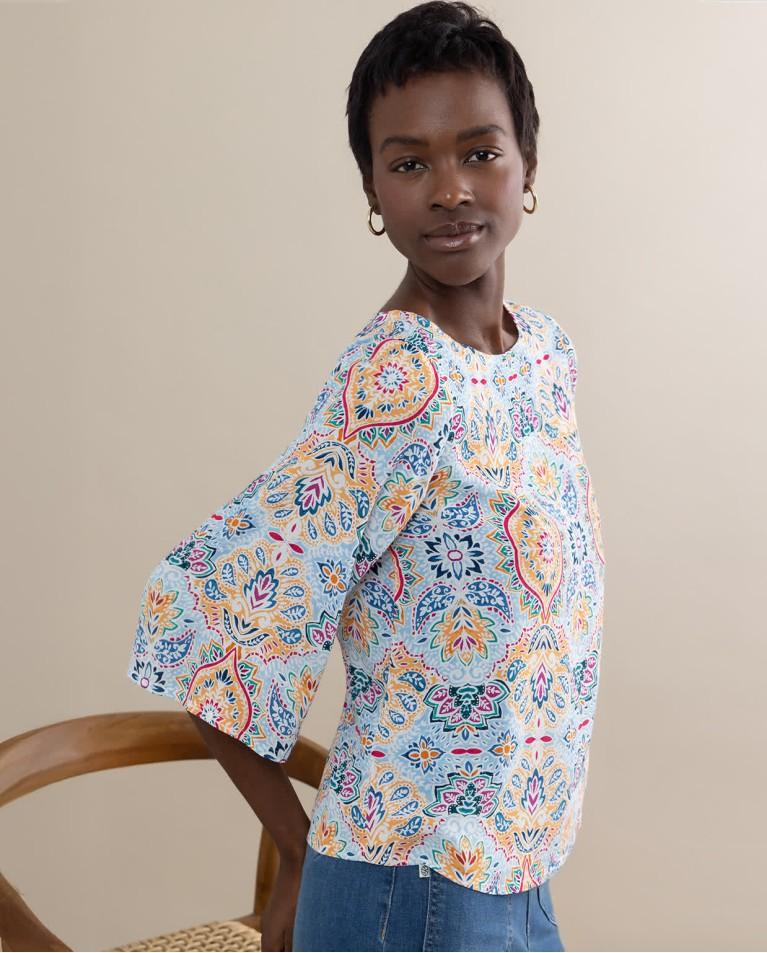 surkana Blusa oversize viscosa ecovero Multi Promoción por tiempo limitado