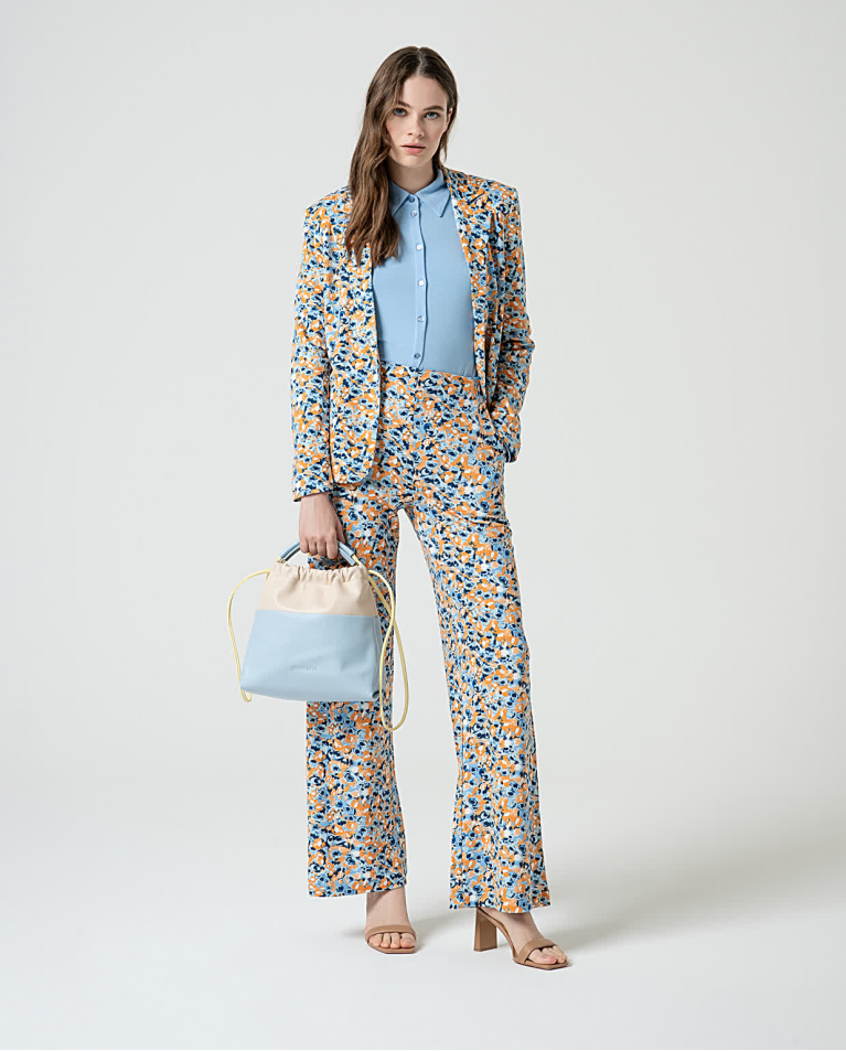 surkana Camisa básica bamboo lisa Azul celeste Último día