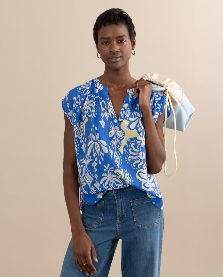 surkana Jeans denim wide leg Azul Solo hoy