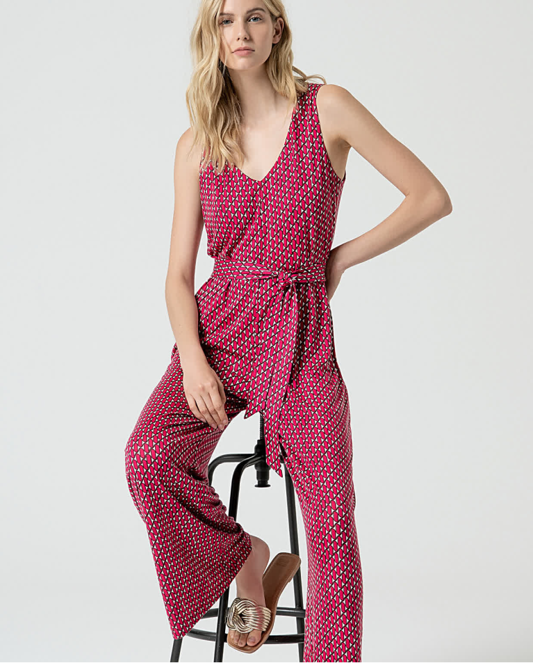 surkana Mono lyocell estampado Fucsia Últimos 3 días