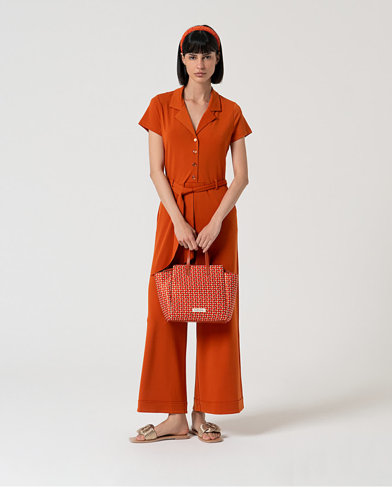 surkana Cartera de neopreno estampada Rojo Rebajas