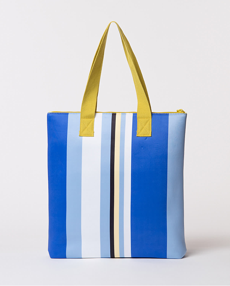 surkana Shopper de neopreno estampado Azul En oferta