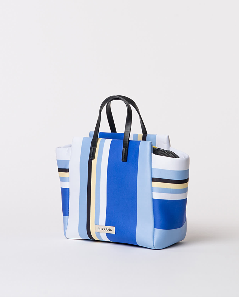 surkana Cartera de neopreno estampada Azul Gran oferta