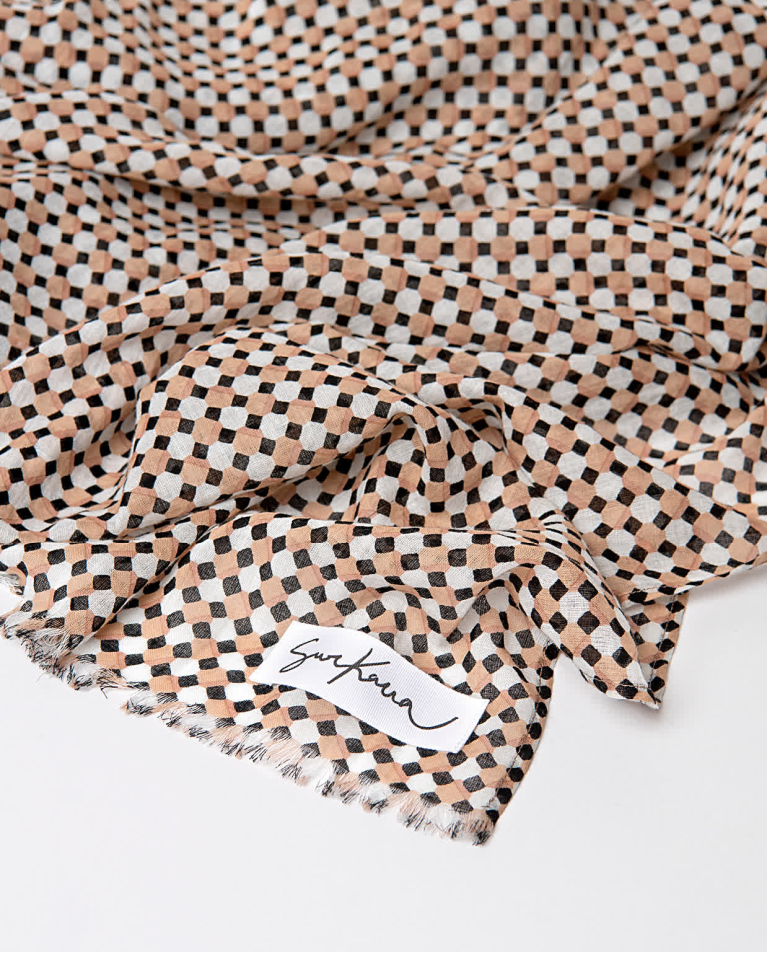 surkana Pañuelo foulard algodón estampado Crudo Precio de fábrica