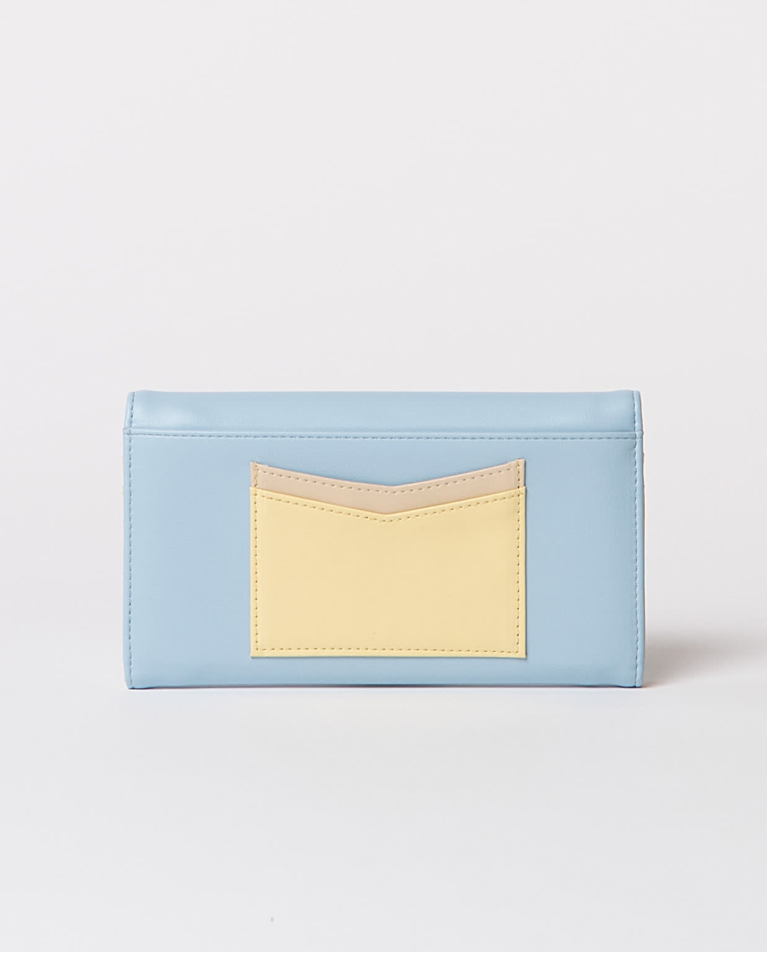 surkana Cartera sobre con solapa lisa Azul celeste Grandes descuentos