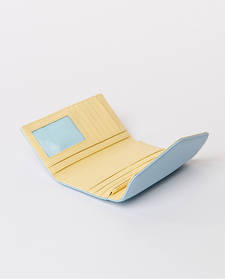 surkana Cartera sobre con solapa lisa Azul celeste Grandes descuentos