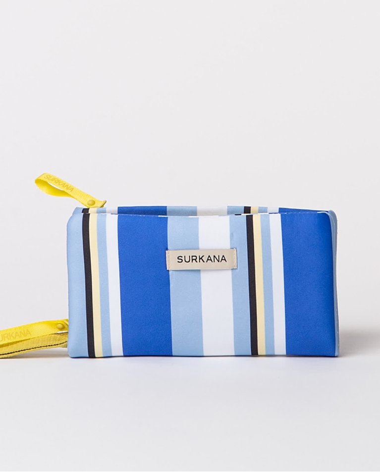 surkana Cartera doble de neopreno estampado Azul Grandes ahorros