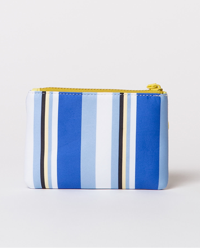 surkana Monedero doble de neopreno estampado Azul Rebajas de fin de temporada