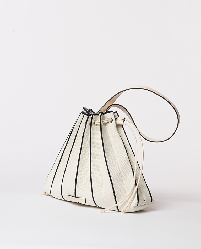 surkana Bolso de punto plisado Crudo Precio ultrabajo