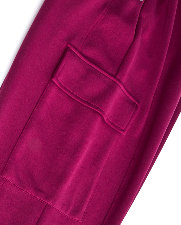 surkana Pantalón cargo elástico liso Morado Últimos 2 días