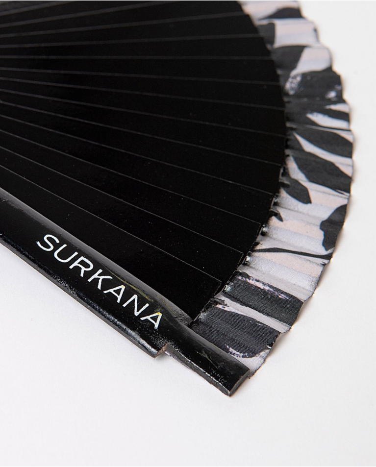 surkana Abanico de madera Negro Gran oferta