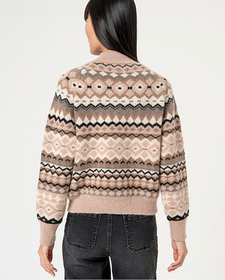 surkana Jersey jacquard rombos Piedra Últimos 3 días