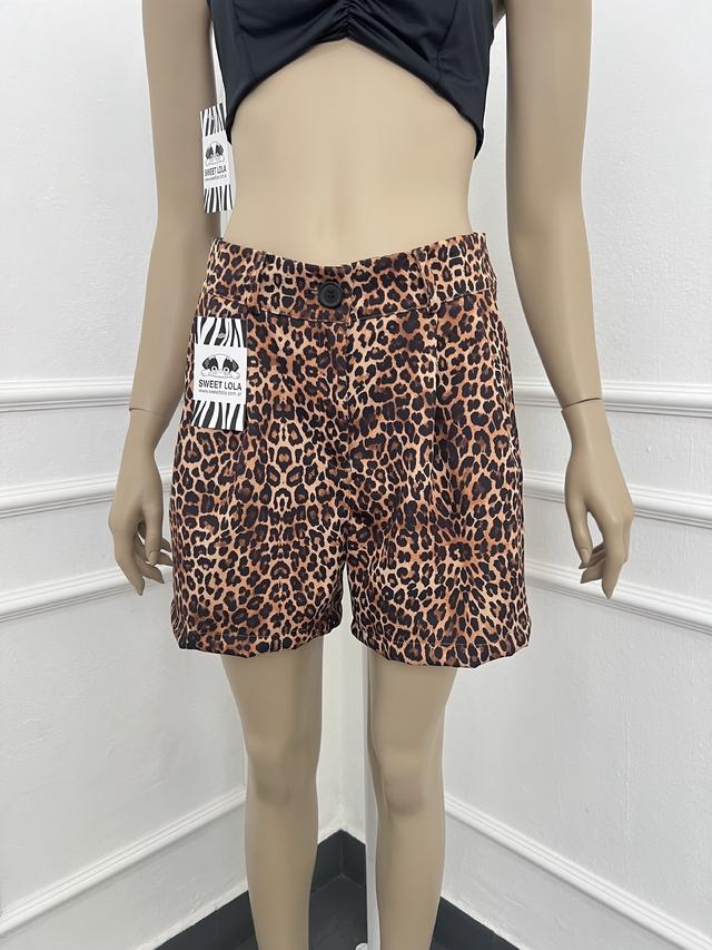 sweet lola Short cira leopardo Ofertas