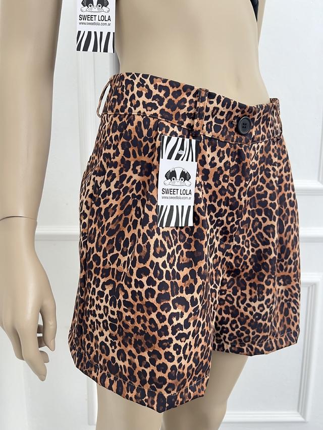 sweet lola Short cira leopardo Ofertas