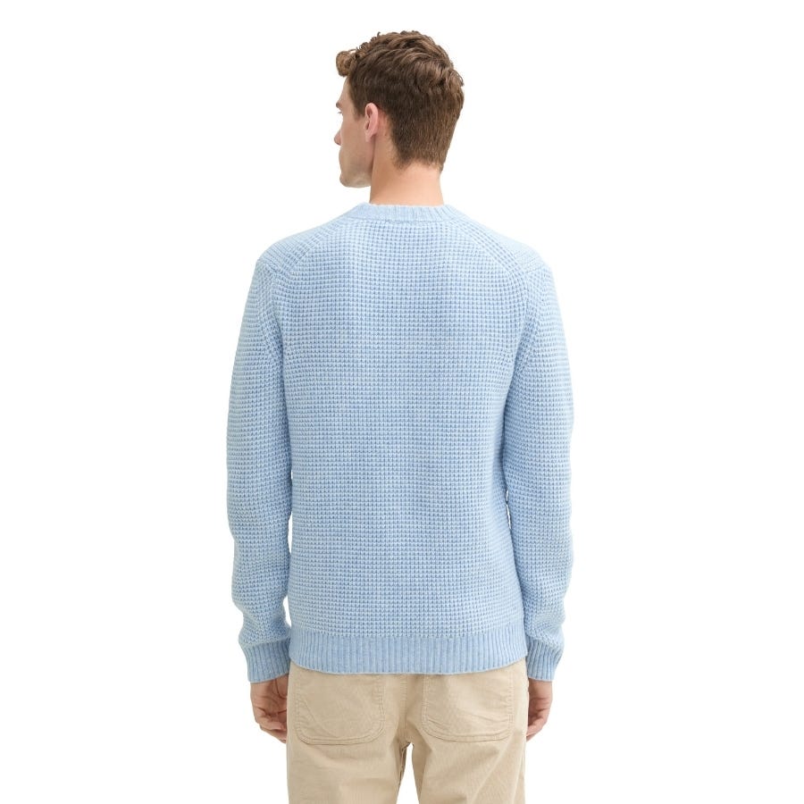 wala Jerseys Tom tailor Cosy Structured Crewneck Knit Flat Knit Tops Último día