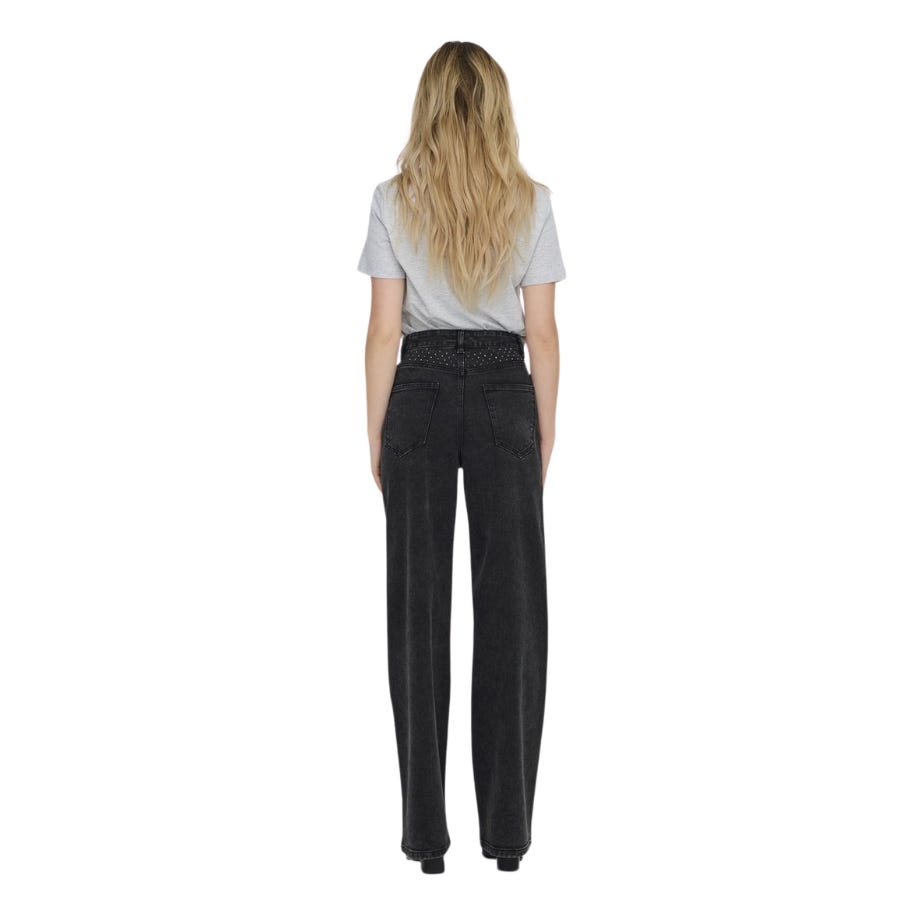 wala Pantalones tejanos Only Onlhope Rhinestone Hw Wide Dnm Bj Ofertas de temporada