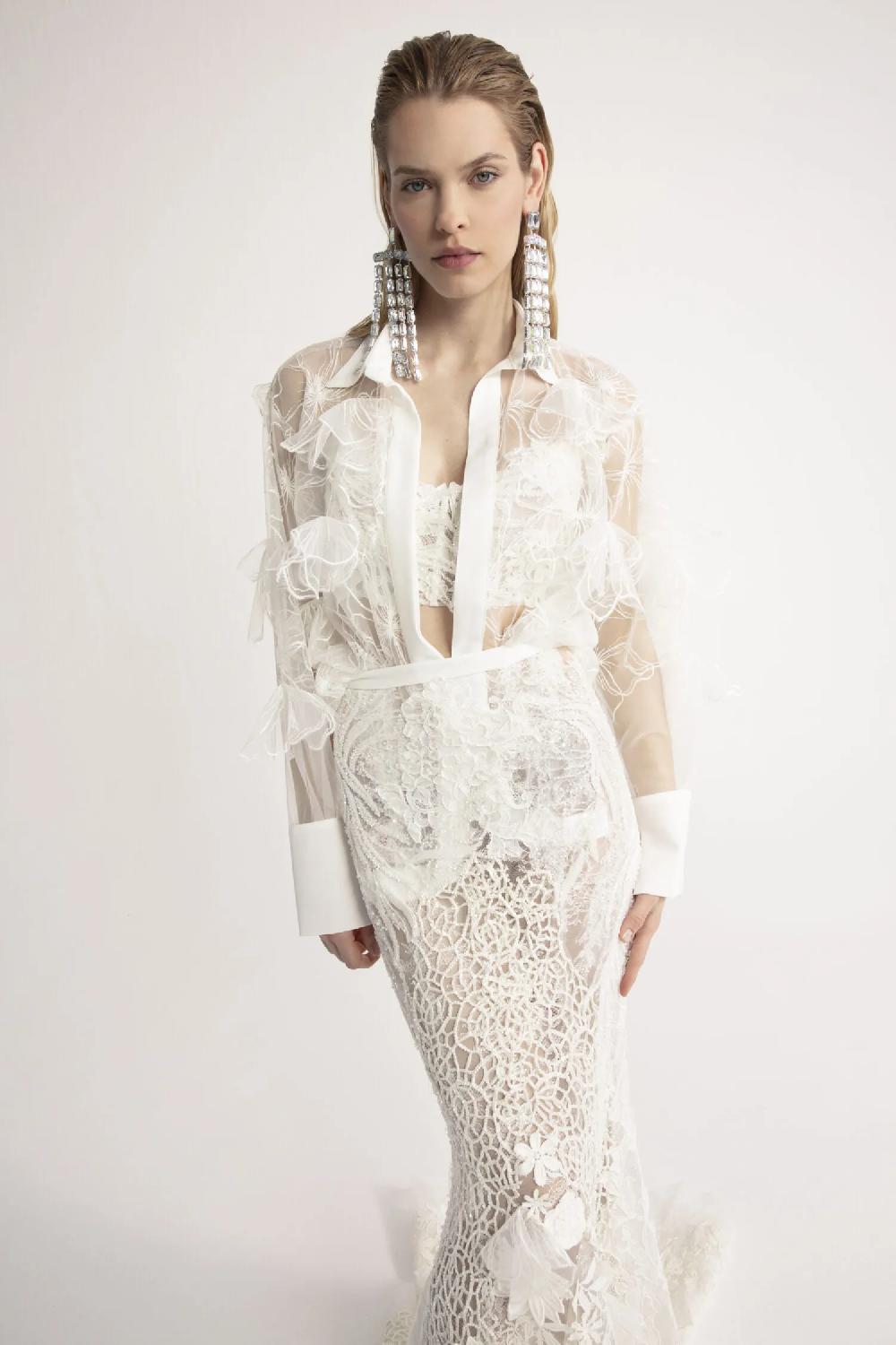 yolancris barcelona OLETHEA TOP BLOUSE & SKIRT Solo hoy