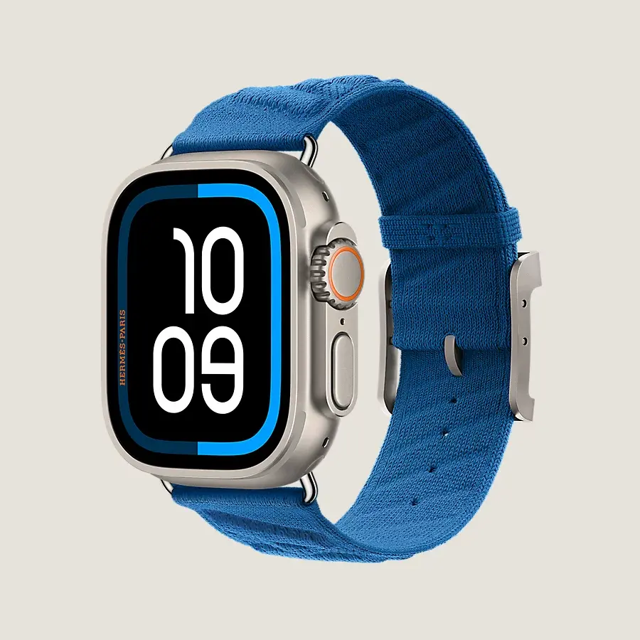 Hermès Caja Ultra 2 & Correa Apple Watch Hermès Ultra Single Tour 49 mm En Mer Ofertas de temporada