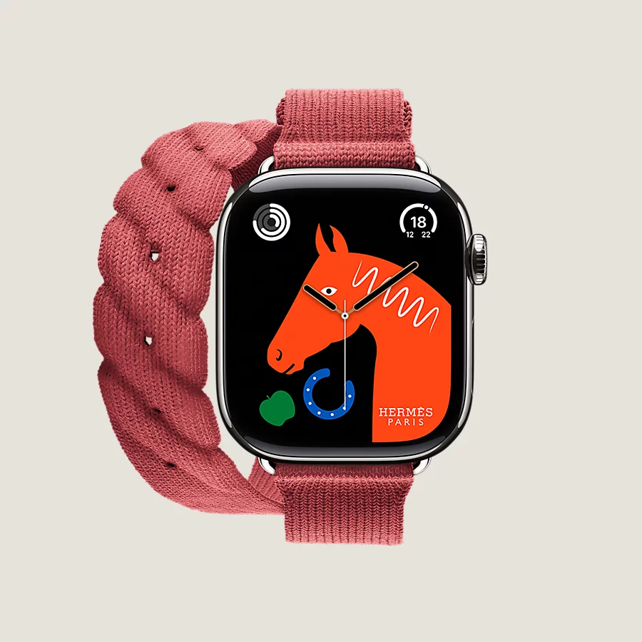 Hermès Caja Series 10 & Correa Apple Watch Hermès Double Tour 42 mm Torsade Devoluciones gratuitas