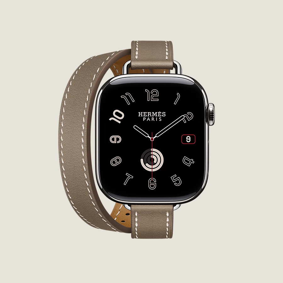 Hermès Caja Series 10 & Correa Apple Watch Hermès Double Tour 42 mm Attelage Ofertas