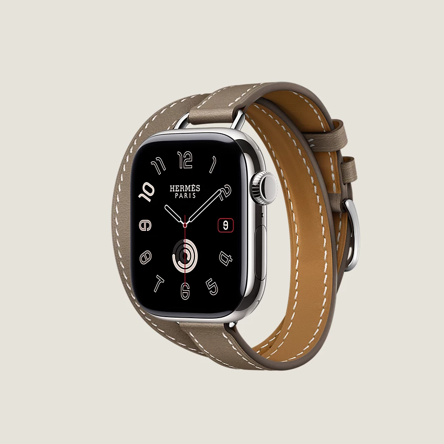 Hermès Caja Series 10 & Correa Apple Watch Hermès Double Tour 42 mm Attelage Ofertas