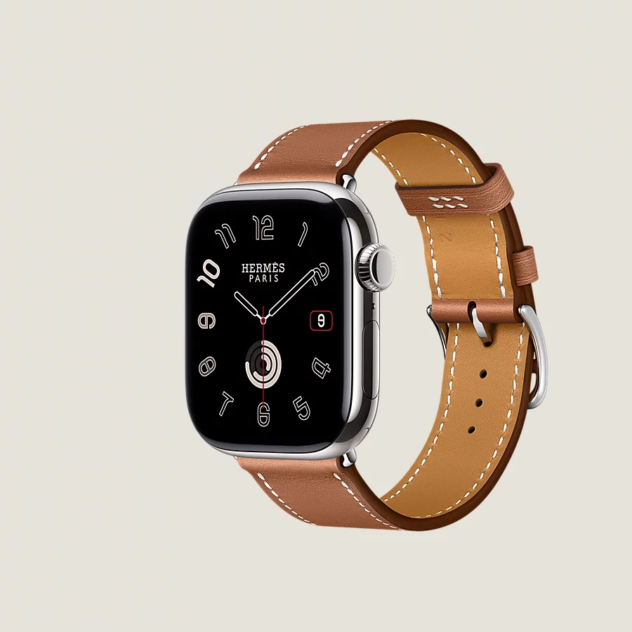 Hermès Caja Series 10 & Correa Apple Watch Hermès Single Tour 42 mm Venta caliente