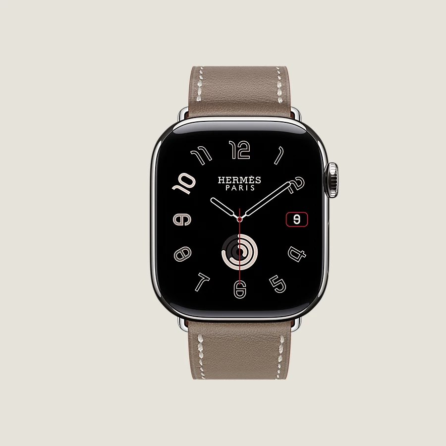 Hermès Caja Series 10 & Correa Apple Watch Hermès Single Tour 42 mm En oferta