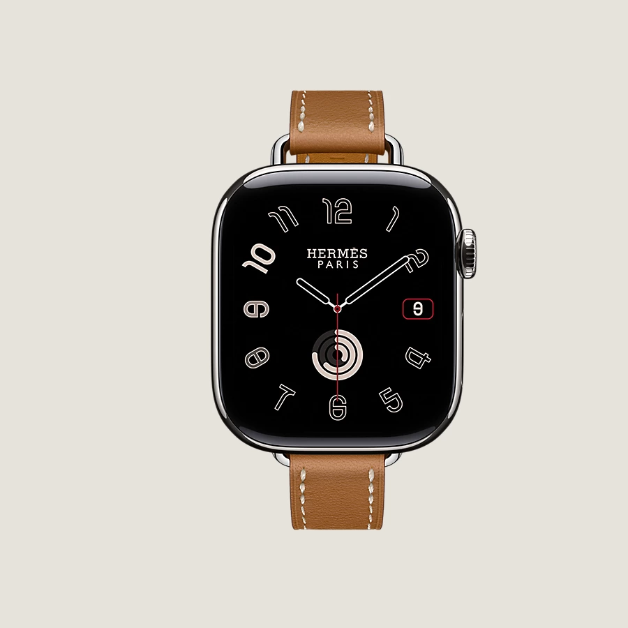 Hermès Caja Series 10 & Correa Apple Watch Hermès Single Tour 42 mm Attelage Descuento