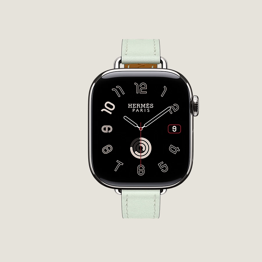 Hermès Caja Series 10 & Correa Apple Watch Hermès Single Tour 42 mm Attelage Rebajas top