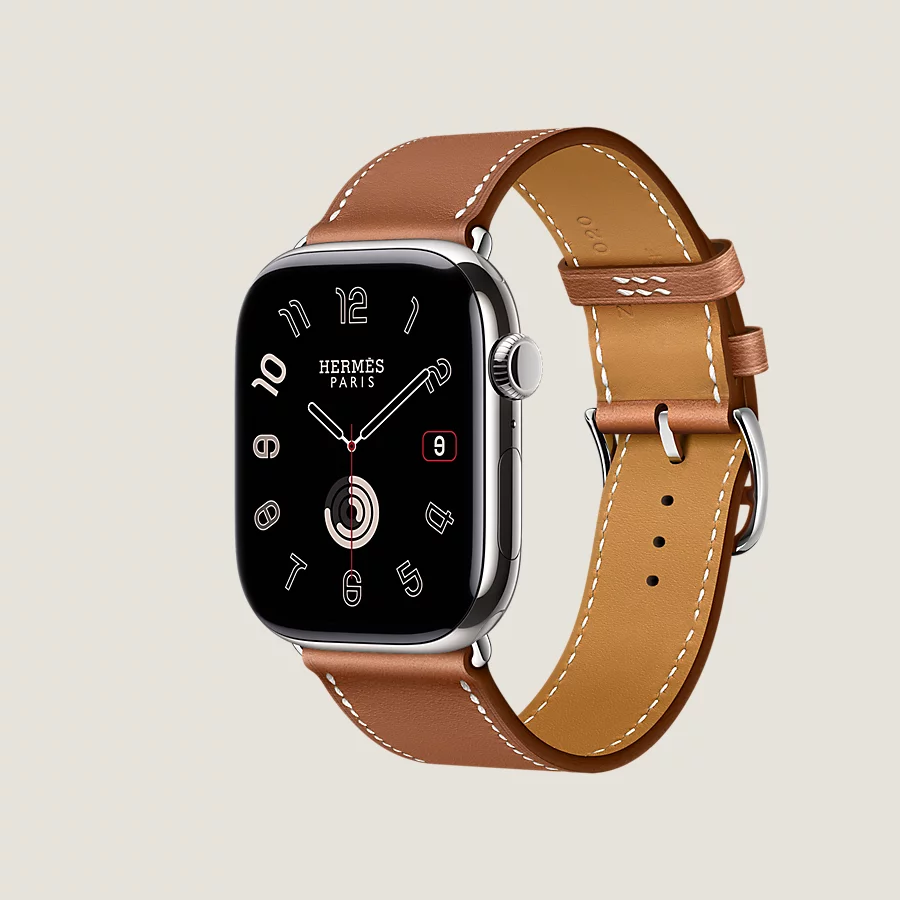 Hermès Caja Series 10 & Correa Apple Watch Hermès Single Tour 46 mm Oferta especial